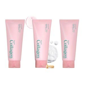 Lot 3pc Korean IT'S SKIN Peptide Collagen Cleansing Foam 150ml Cleanser K-Beauty